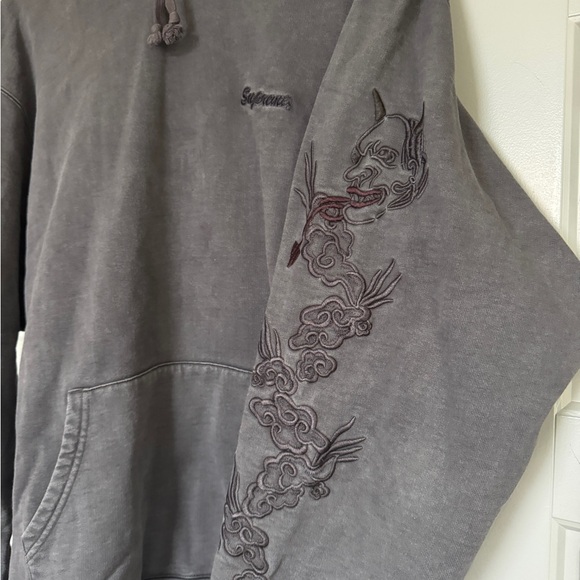 DS Supreme Dragon Overdyed Hooded Sweatshirt - Picture 3 of 10